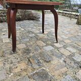 Old wooden wallet table