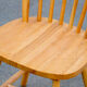 Série de 4 chaises scandinaves à dossier ajouré 1970