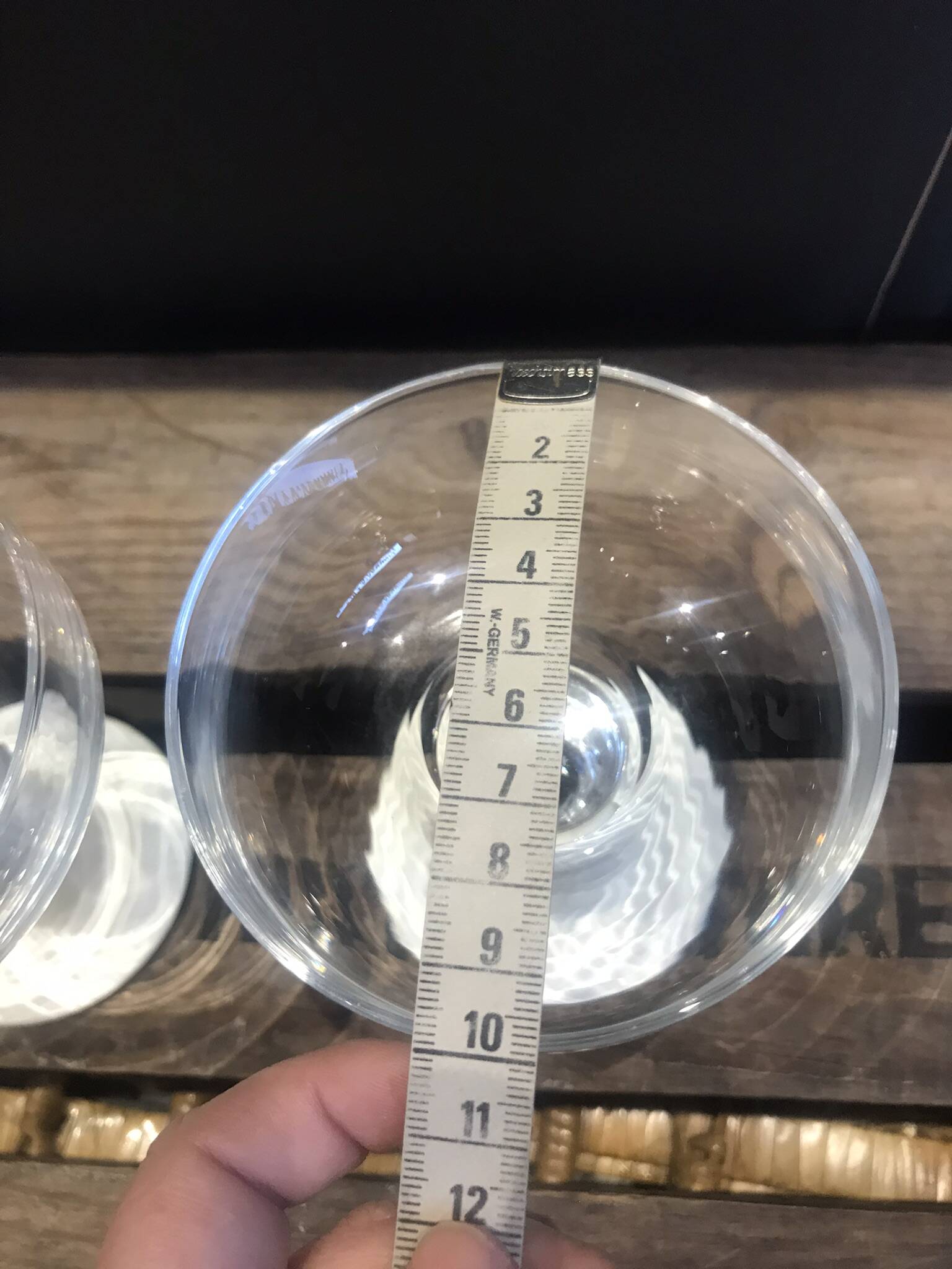 2 Kaveri 80's design champagne glasses by Jorma Vennola for Iittala