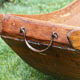 Ancient Picardy boat in solid wood