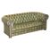 Chesterfield sofa in renovated leather, Regency style from the 1950s.