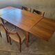 Table à manger extensible en teck par Grete Jalk pour Glostrup