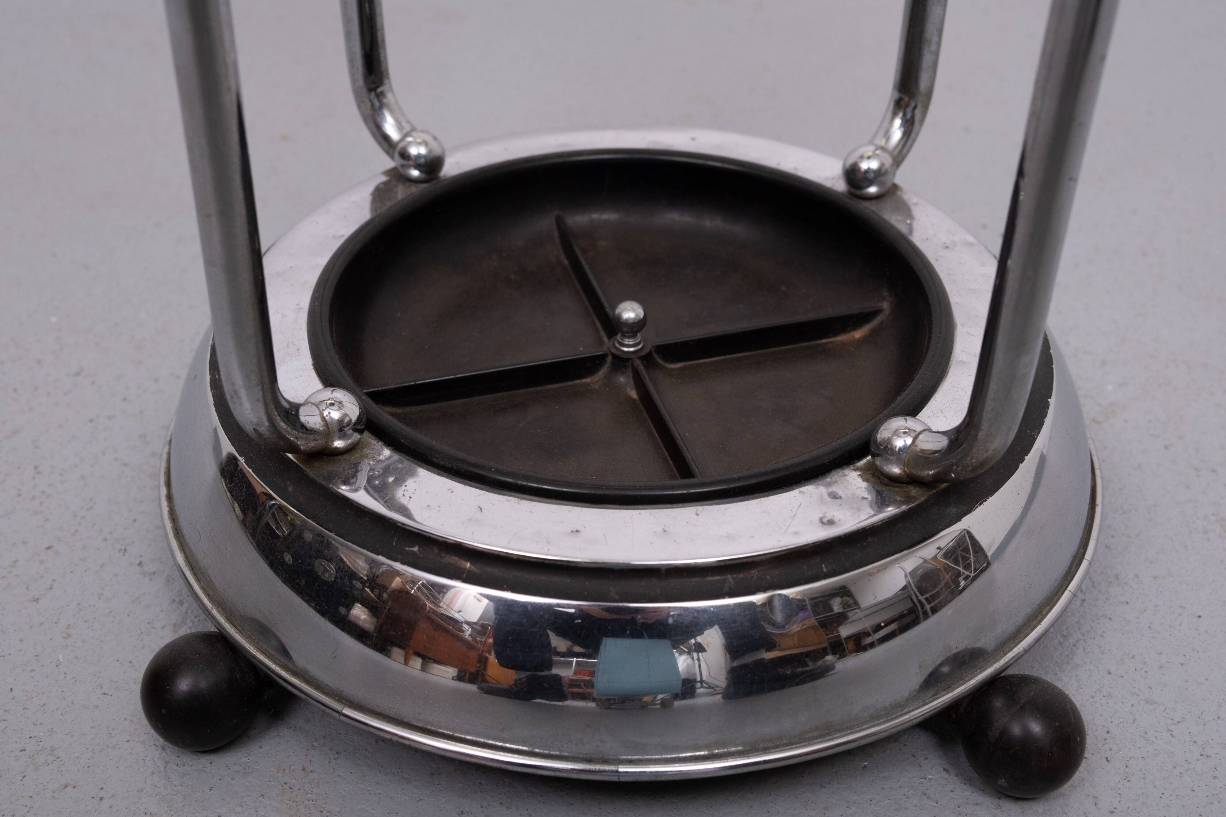 Art Deco plant stand and Umbrella 1930s Demeyere Belgium