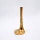 Asymmetrical brutalist flower vase in bronze by Heinz Goll, 1960s.