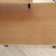 Oak and metal shelf