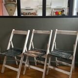 3 folding chairs 1930