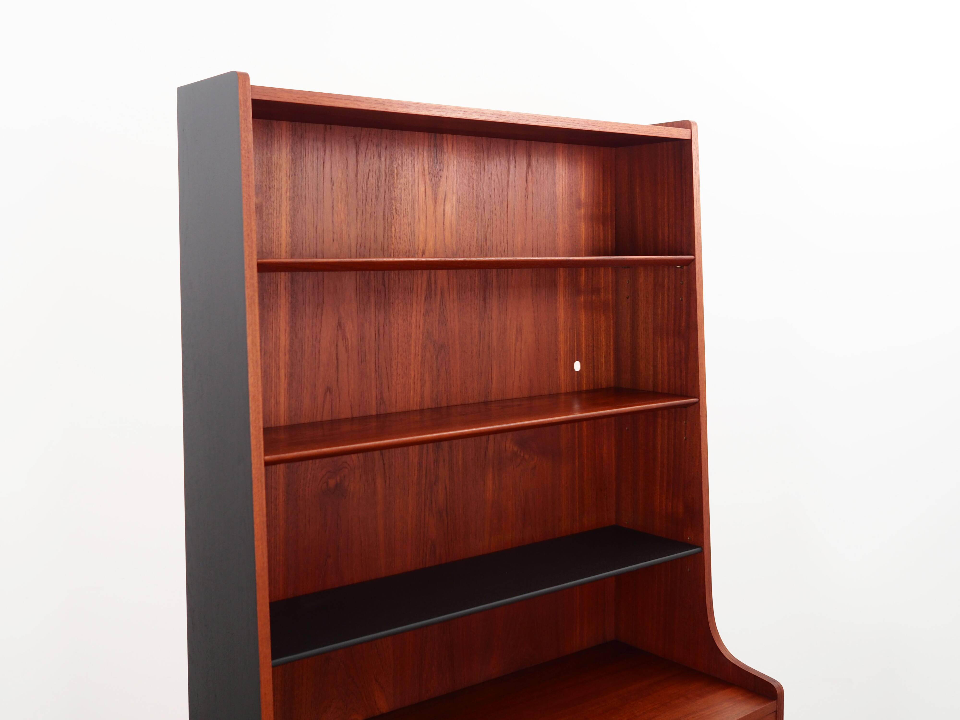 Teak bookcase, Danish design, 1960s, production: Denmark