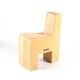 Expandable cardboard seat