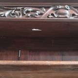 Large Louis XIII bookcase in solid oak