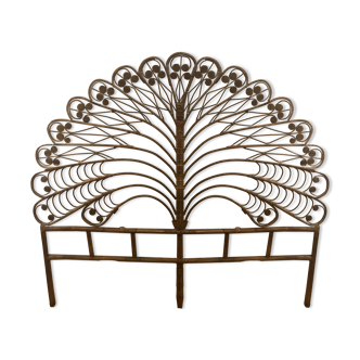 Rattan headboard