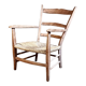 Antique country mulched armchair