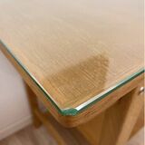 1960s desk, made of solid oak