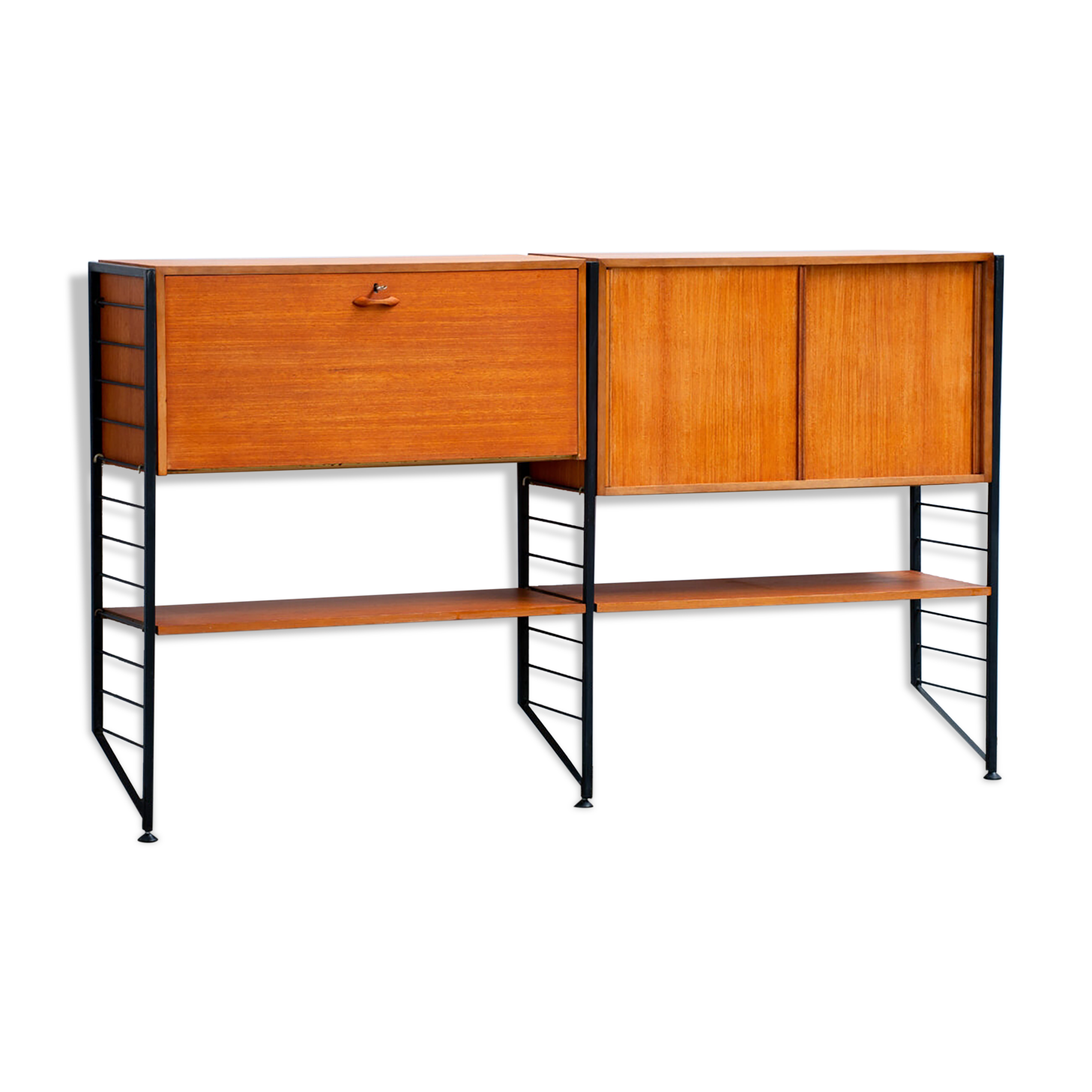Library / Scandinavian Wall unit in teak 1960
