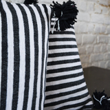 Striped Berber cushion