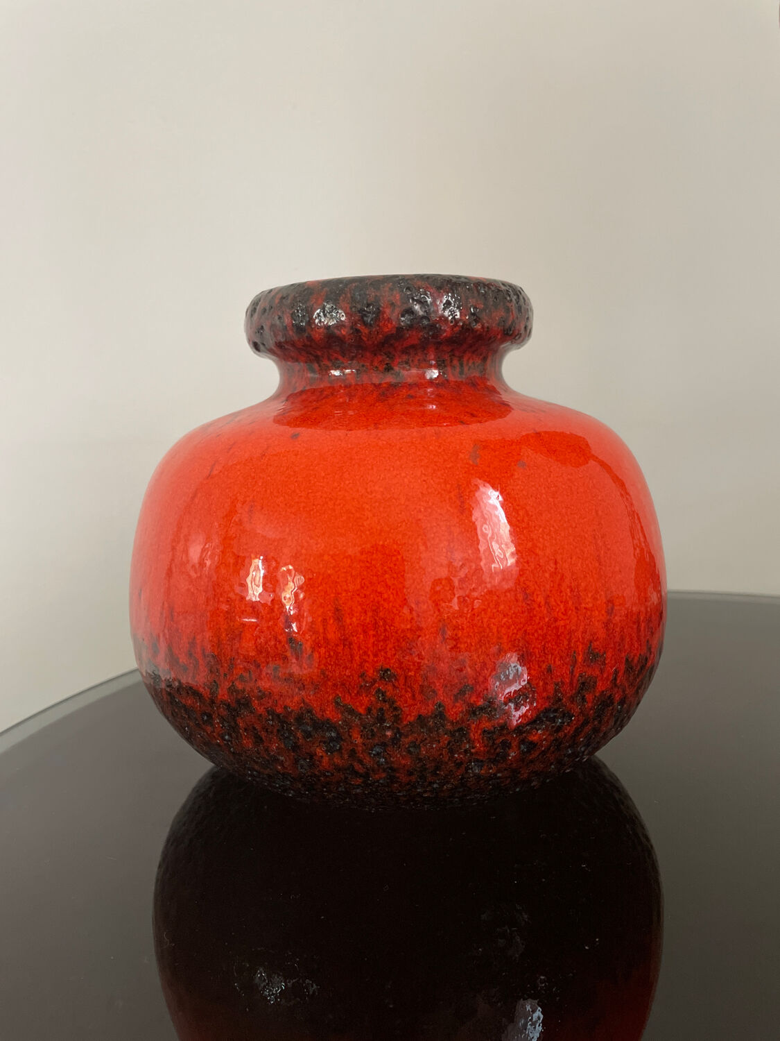 Vintage ceramic vase 1970