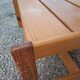Table basse vintage en pin massif, années 1970