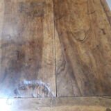 Solid walnut kneading table old XIX°