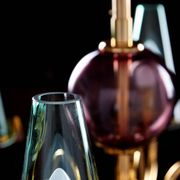 Italian Glass Chandelier, 1980s (MK9505)