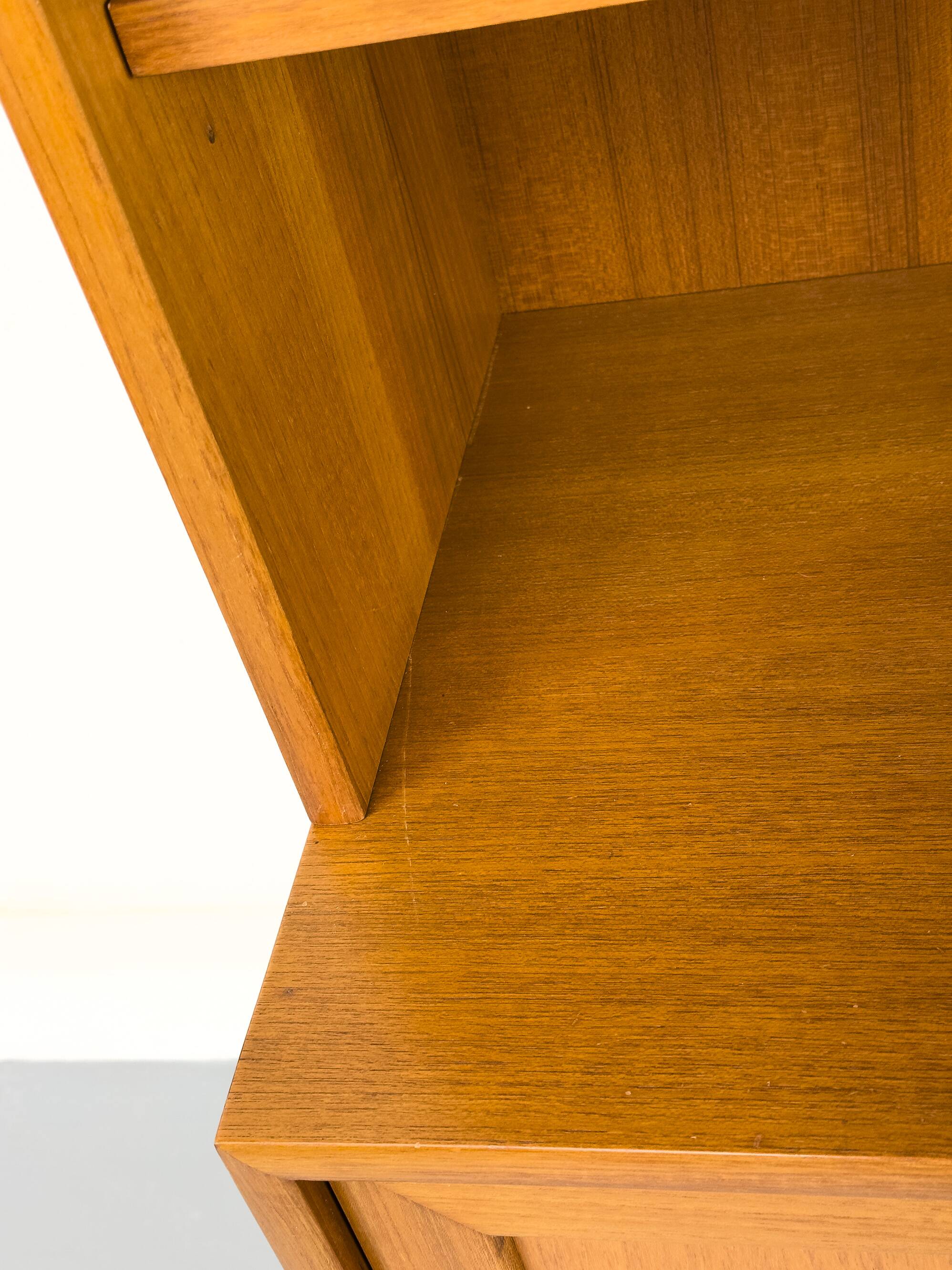 Teak bookcase from WK Möbel, 1960s