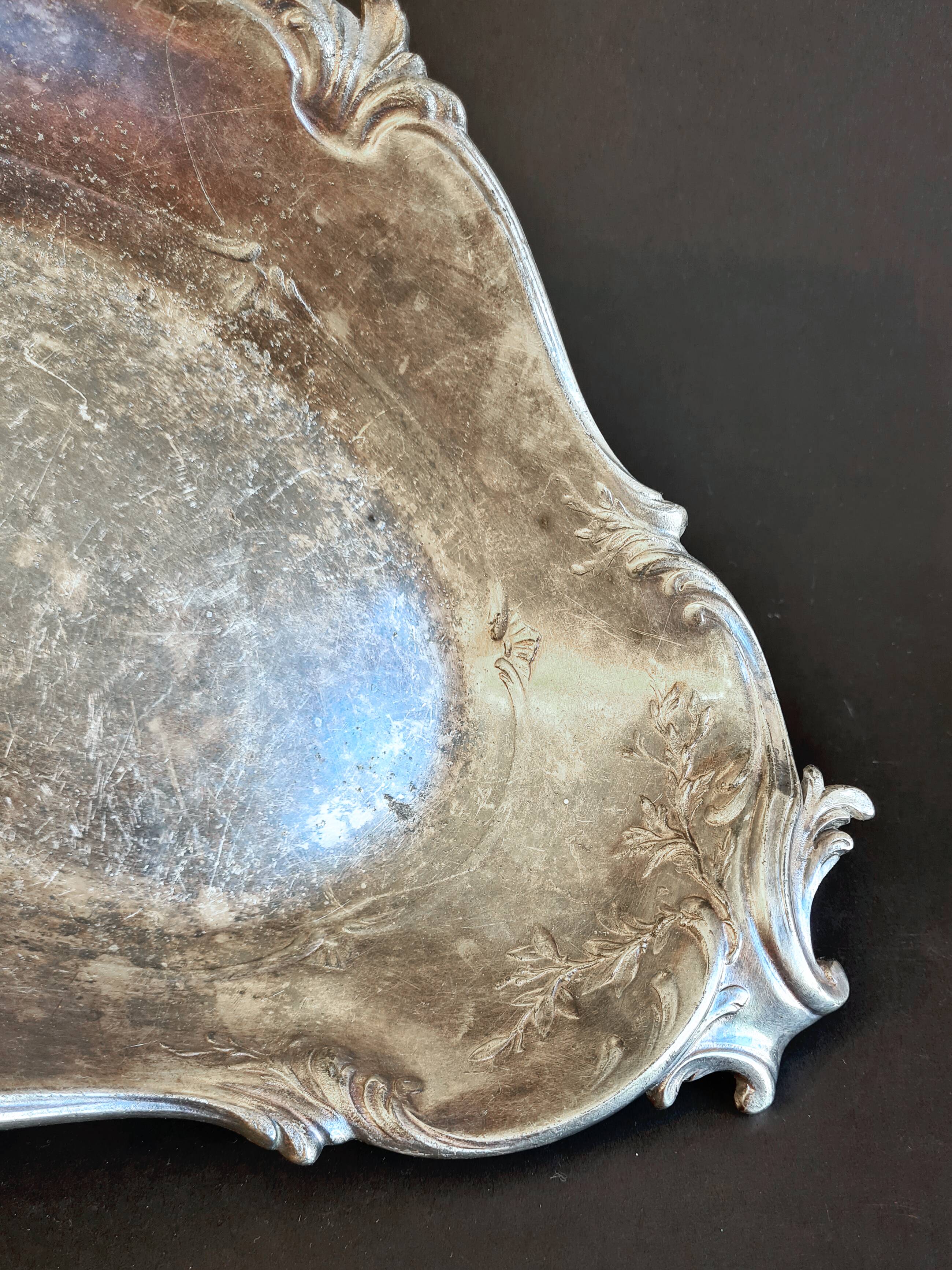 Elegant “Cristofle” Louis XV style bread basket – Gall silver-plated metal