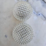 Ceiling lamps 1960 in bakelite glass