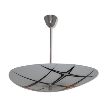 Mid-century Glass Pendant by  Napako,1970’s.