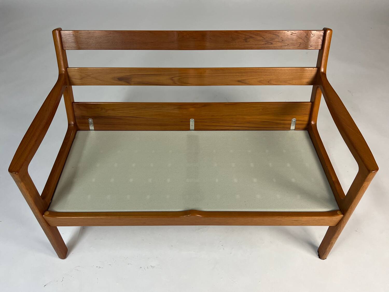 Danish teak 2-seater sofa couch Ole Wanscher vintage mid-century