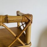 Large rattan shelf