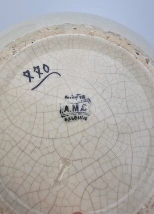 Belgian Art Deco vase cache-pot AMC