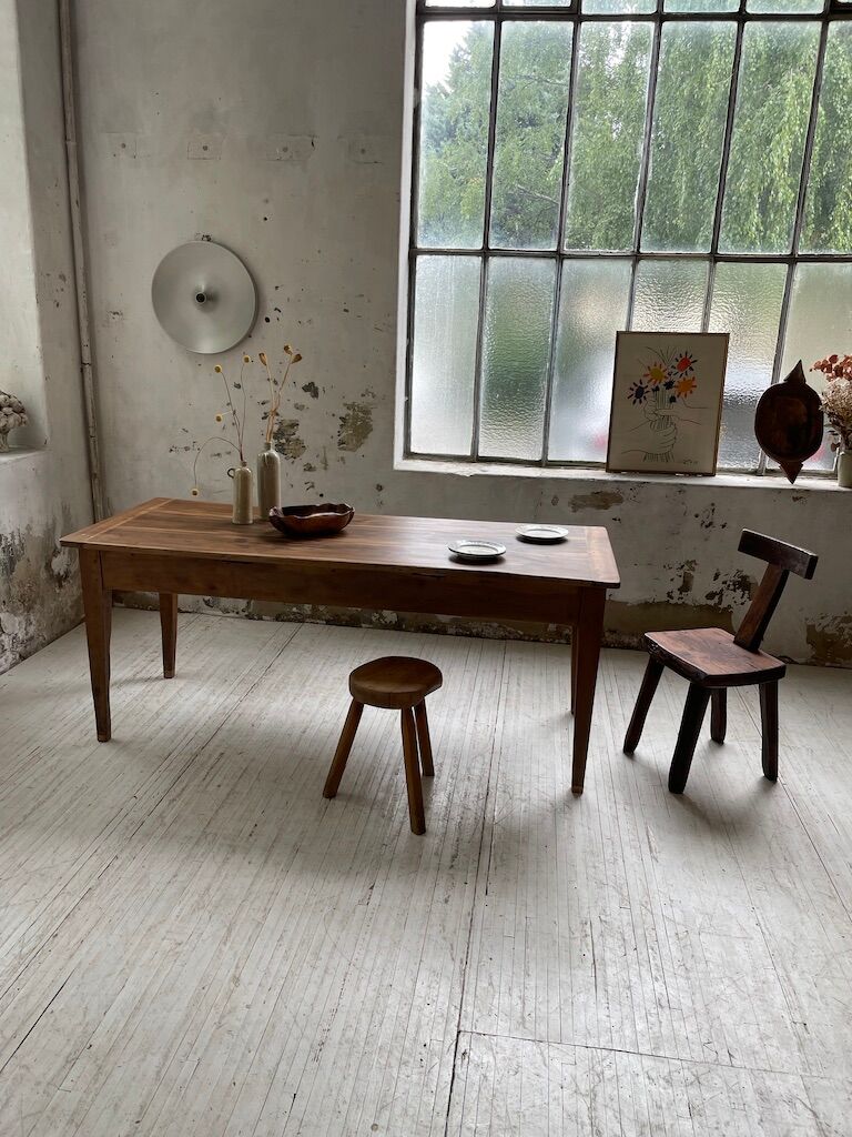 Walnut farm table 190cm