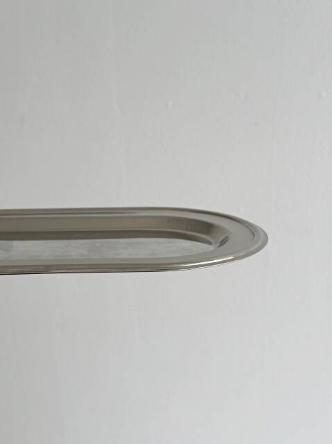 Small vintage tray in lightweight metal