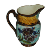 Pichet en barbotine art-nouveau