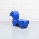 Chaise Bleue Phantom de Verner Panton pour Innovation