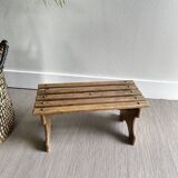 Small wooden bench
