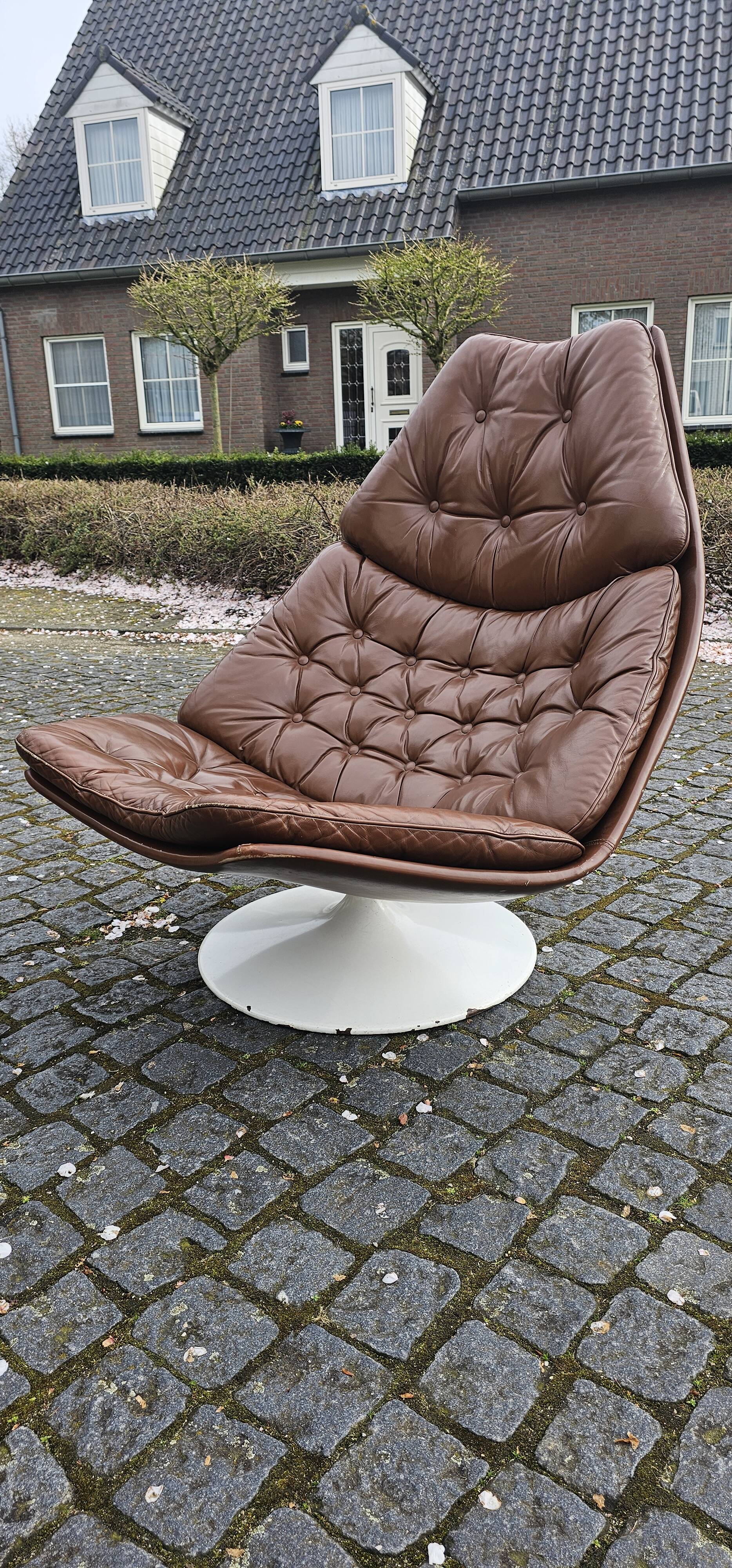 Geoffrey Harcourt pour chaise pivotante F588 pour Artifort