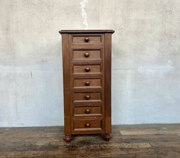 Commode étroite vintage / chevet