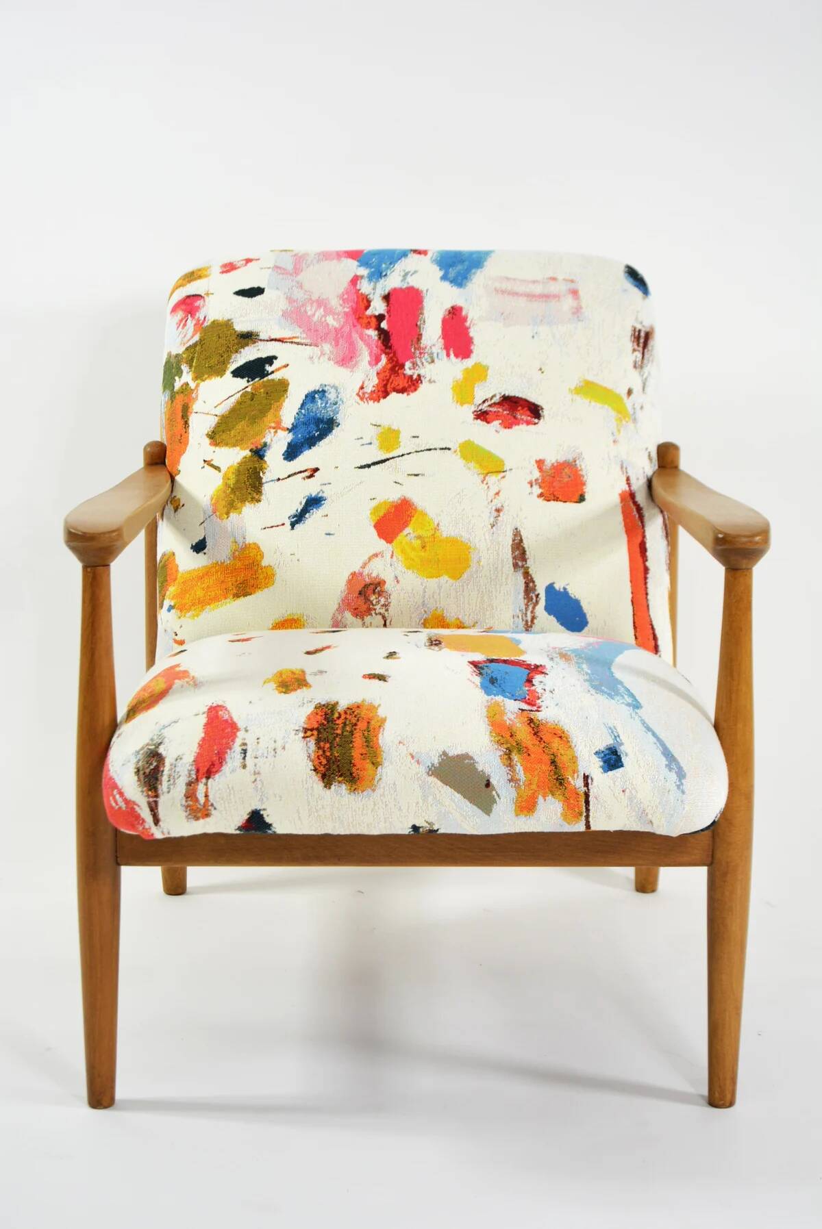 WR armchair with colourful patterns