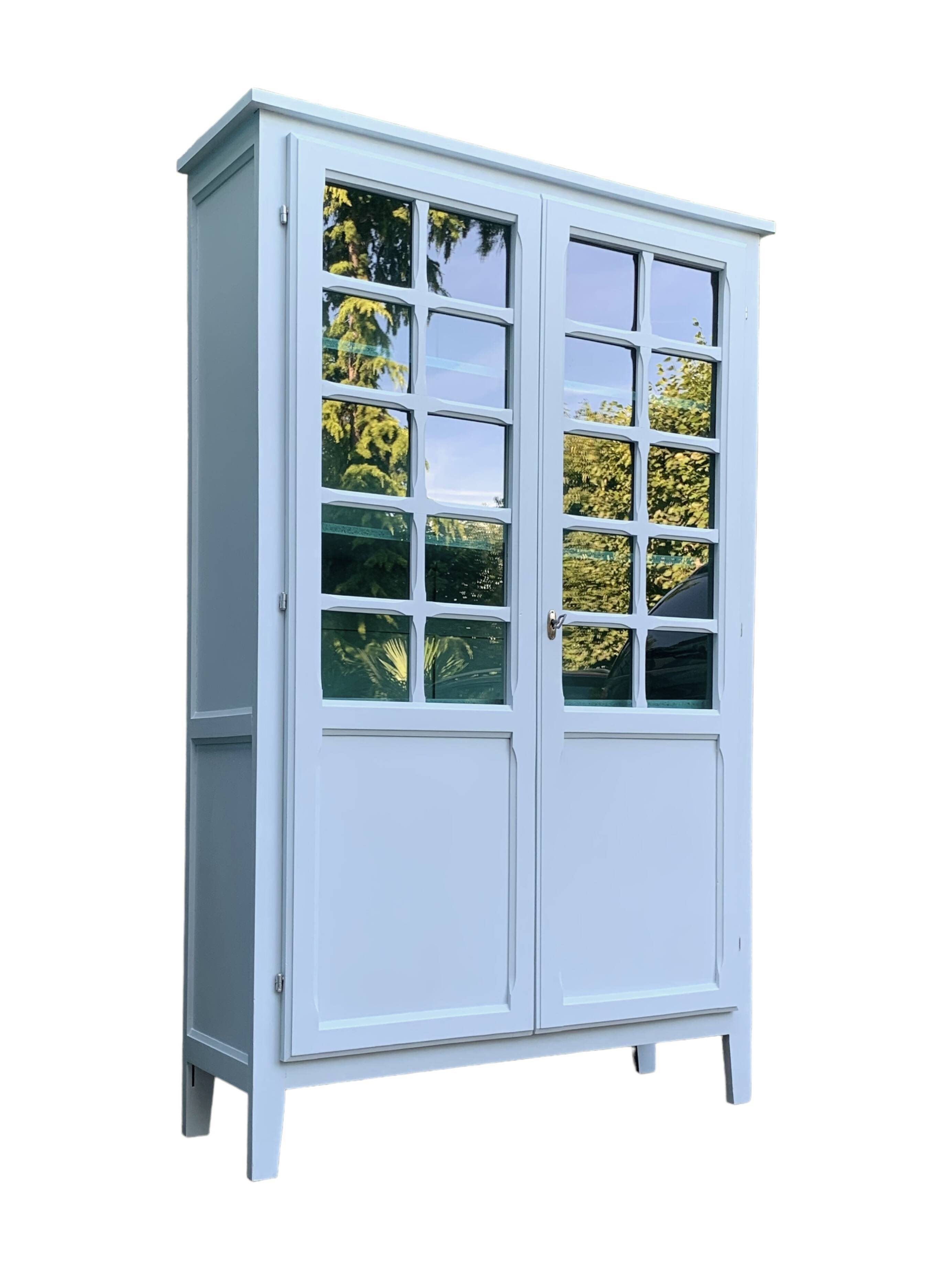 Vintage 1960s Parisian glass cabinet