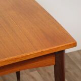 Scandinavian extendable teak dining table 1960