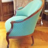 Ancienne banquette et ses deux chaises ancien salon  style Louis XV