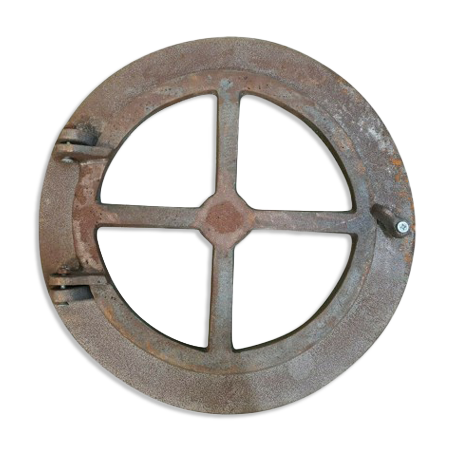 Cast iron bull's eye window