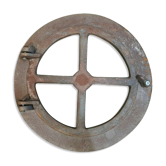 Cast iron bull's eye window
