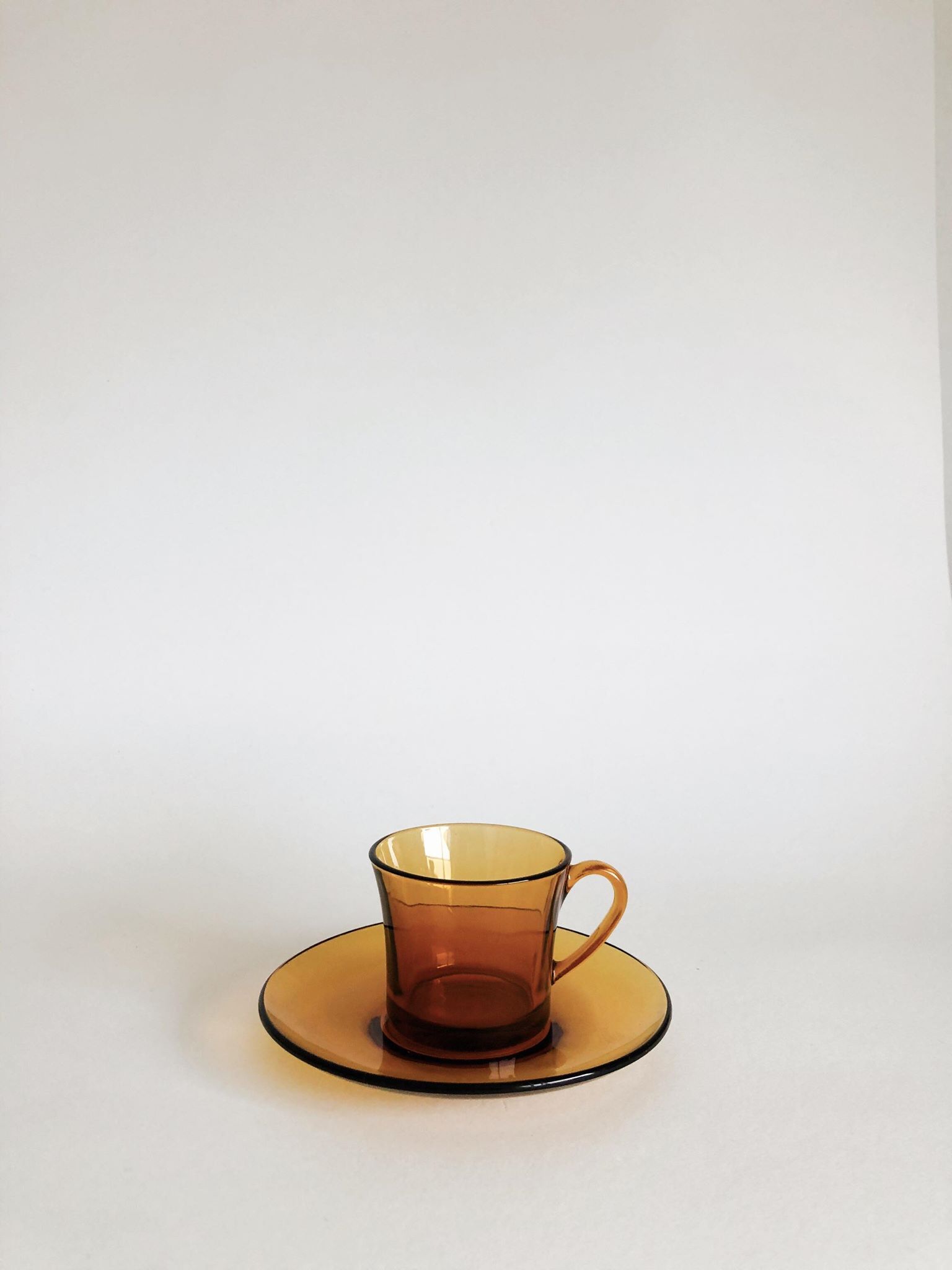 Service café 6 personnes vereco ambre