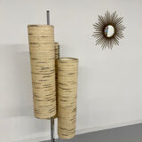 Ancien lampadaire des années 70 design Lemag vintage chromé 