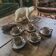 Genuine stoneware cups and saucers