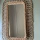 Miroir rotin vintage H72 X L48
