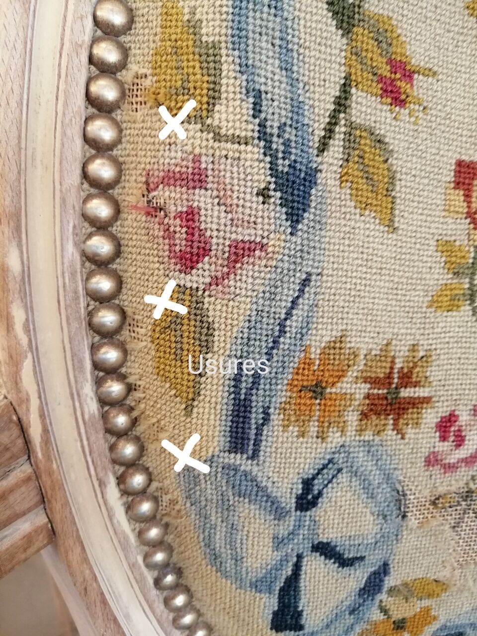 Pair of Louis XVI period armchairs