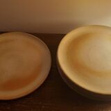 Lot 6 assiettes grès du marais vintage
