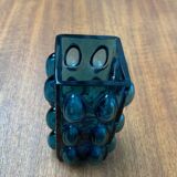 Bubble glass vase from the mid-century Scandinavian space age by Wilhelm Braun-Feldweg for Hirschberg, 1960s.