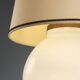 White glass table lamp from the 1970s-80s.